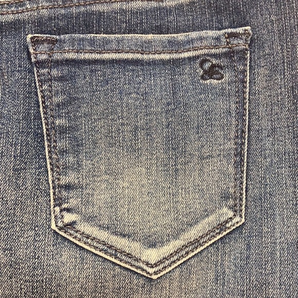 Jessica Simpson kiss me ruffle mini denim skirt - Picture 3 of 5